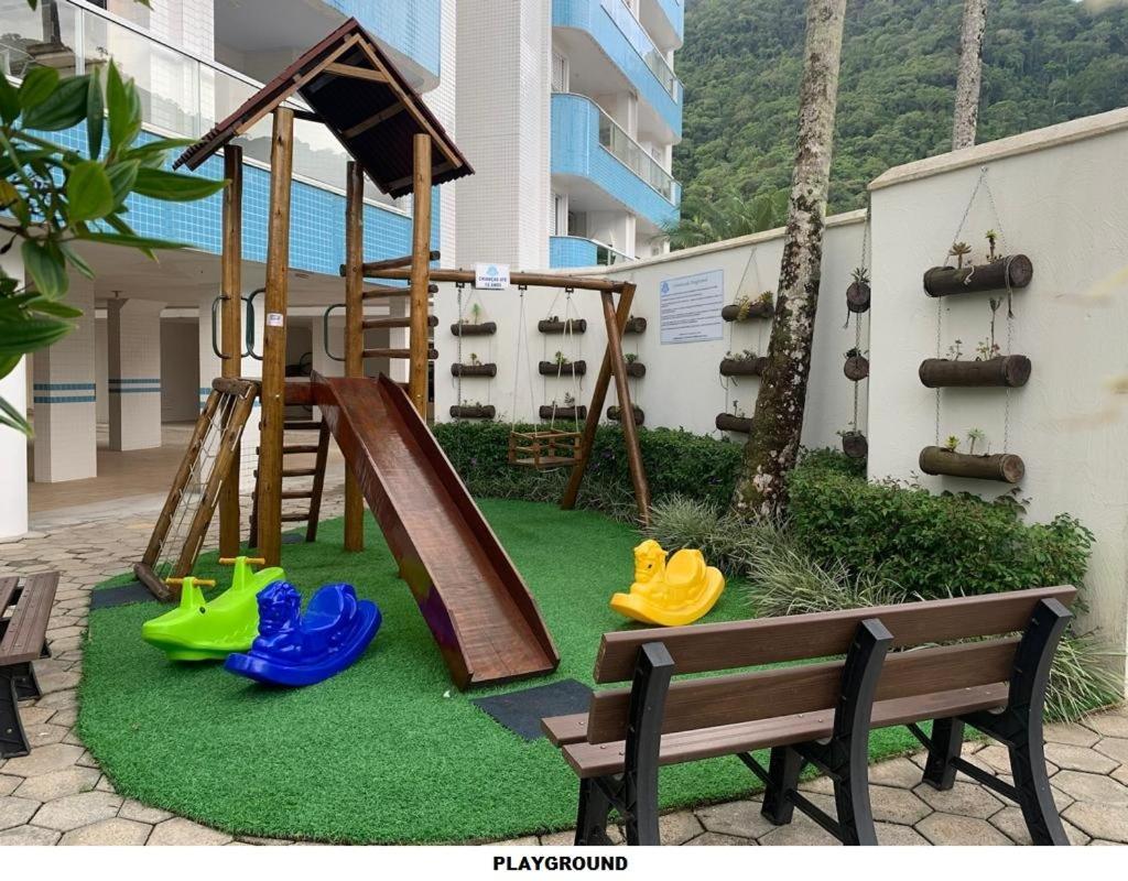 Apto Com Ar-Cond E Piscina A 100 M Praia Da Enseada Ubatuba Exterior foto