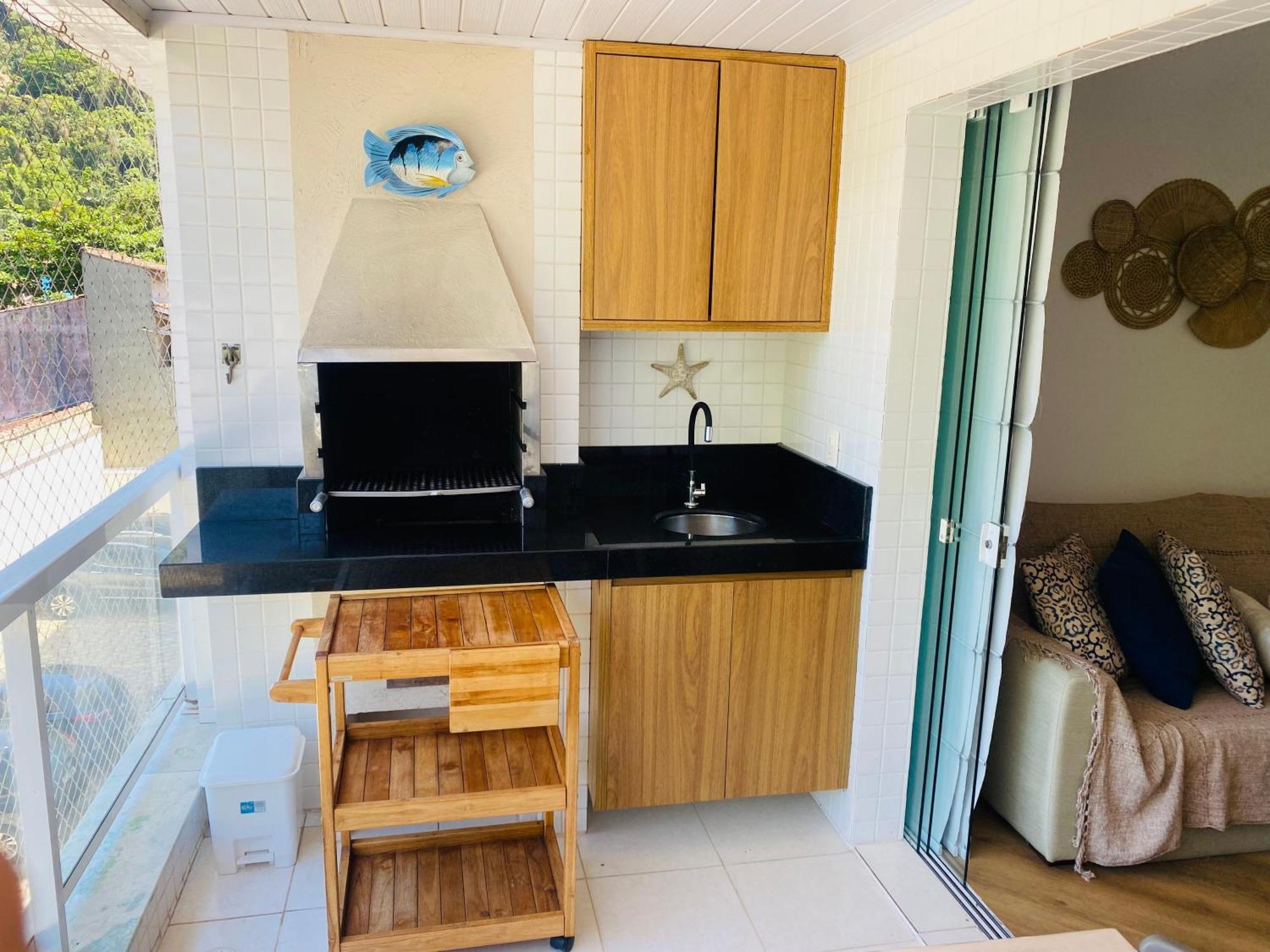 Apto Com Ar-Cond E Piscina A 100 M Praia Da Enseada Ubatuba Exterior foto